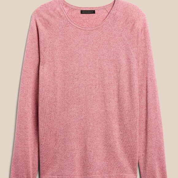 Banana Republic Livorno Silk-Linen Rolled Edge Sweater - Picture 8 of 11